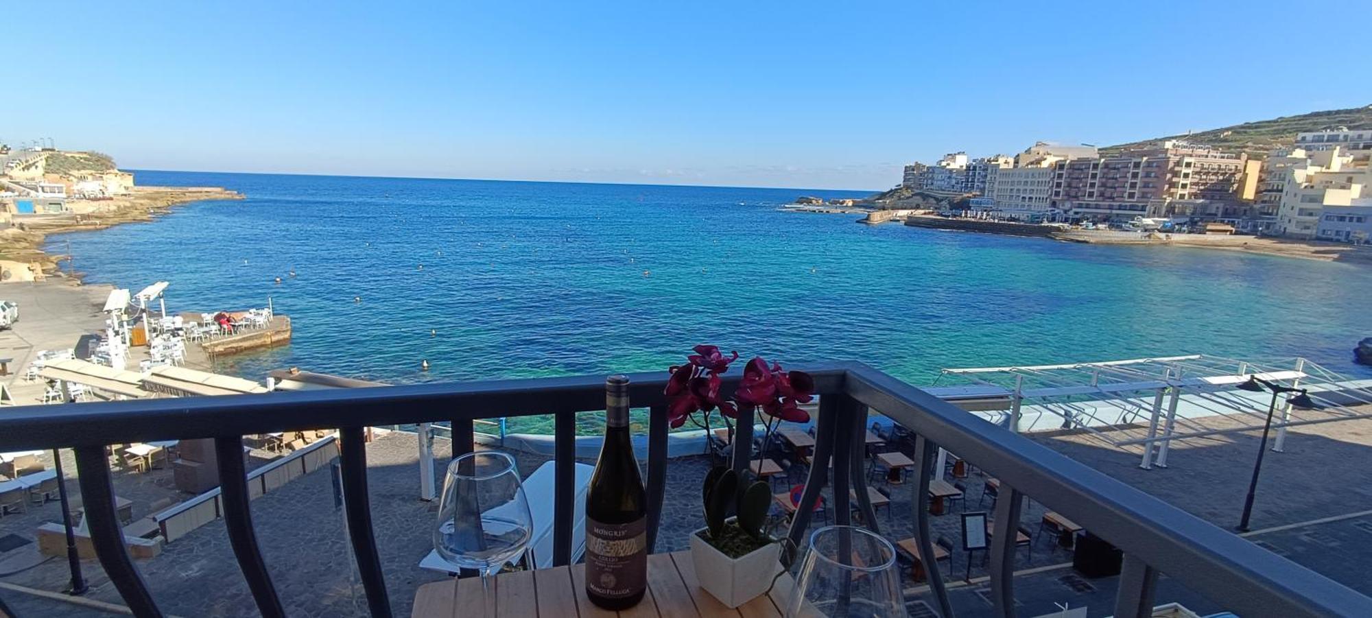 Apartamento Marsalforn Sea Front Studio Zebbug  Exterior foto