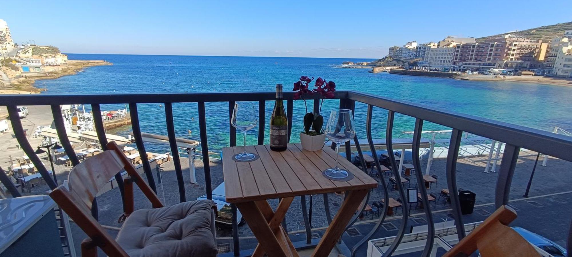 Apartamento Marsalforn Sea Front Studio Zebbug  Exterior foto